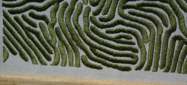 Close up of Moss Geometry Design